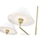 Z-Lite Leila Chandelier, 6-Light, 44 In.W x 10.75 In.H, Luxe Gold/White Linen 744-44R-LG - alternate 4